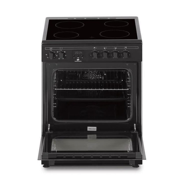 Cuisiniere vitrocéramique CONTINENTAL EDISON CECV60FCB - 4 feux - L58