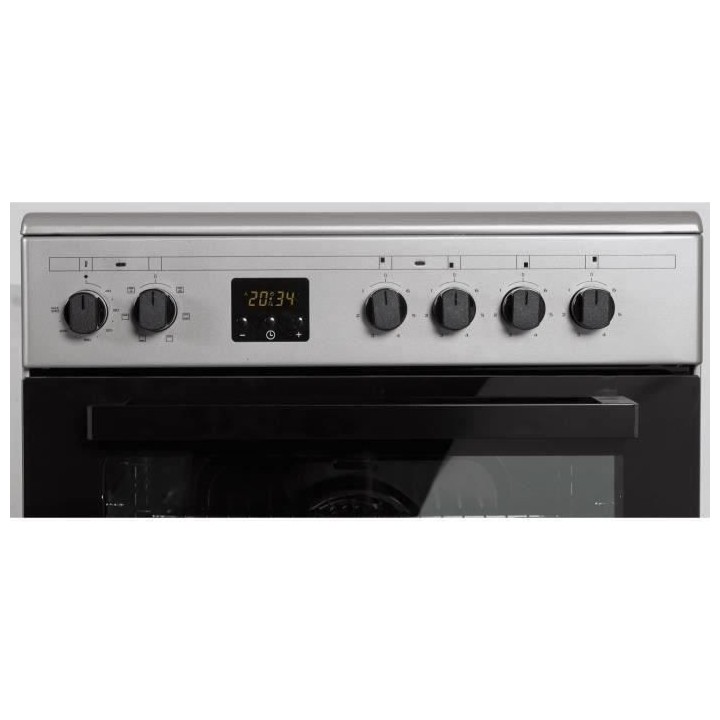 Cuisiniere vitrocéramique CONTINENTAL EDISON CECV60FCS - 4 feux - L58