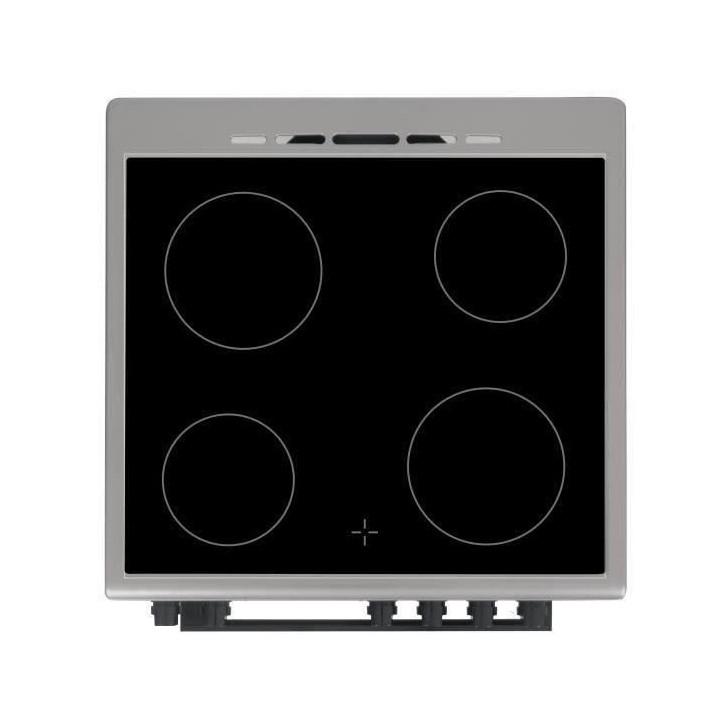 Cuisiniere vitrocéramique CONTINENTAL EDISON CECV60FCS - 4 feux - L58