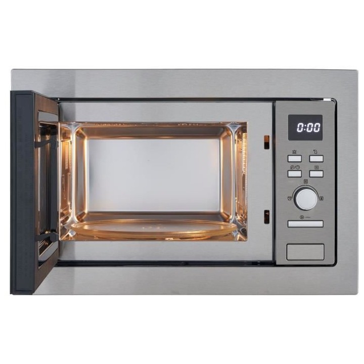 Micro-ondes grill encastrable CONTINENTAL EDISON CEMO25GE2 Silver L59,