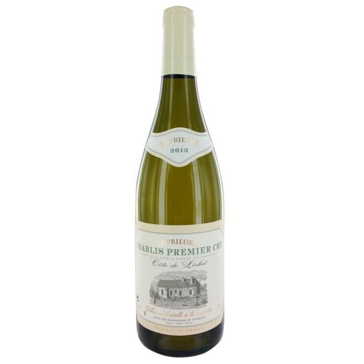 La Chablisienne Côte de Lechet Le Prieuré 2013 Chablis - Vin blanc d