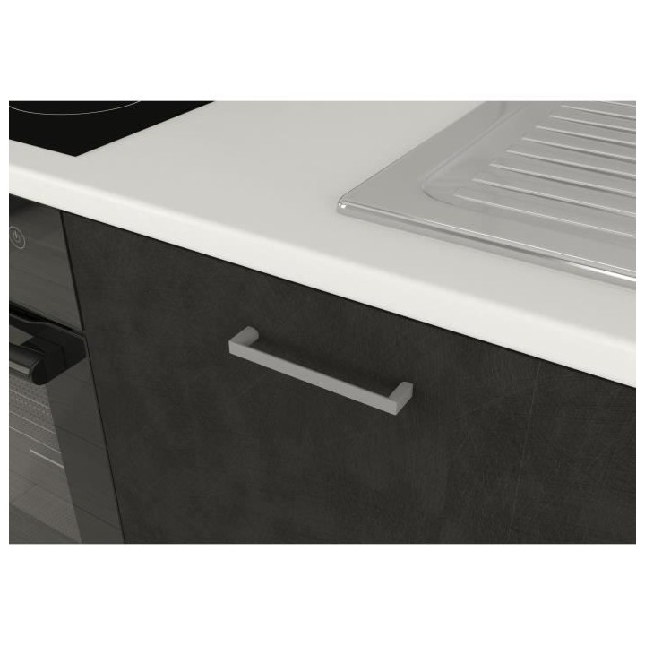 Cuisine complete PREGO - L 270 cm - Plan de travail 210 cm inclus - Gr