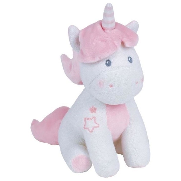 JEMINI Licorne - Peluche luminou 25 cm