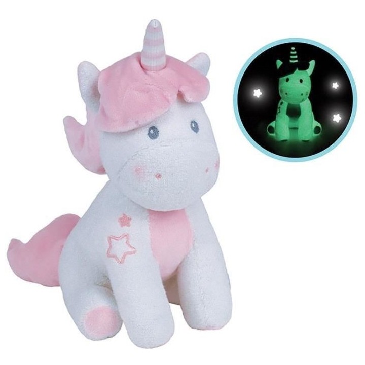 JEMINI Licorne - Peluche luminou 25 cm
