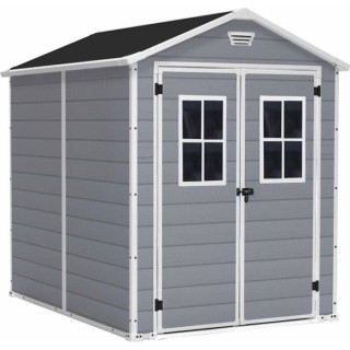 KETER - Abri de jardin en résine 4,4 m² Premium 86 Gris