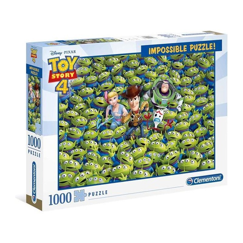 Puzzle Impossible 1000p Toy Story - 69 x 50 cm - Clementoni