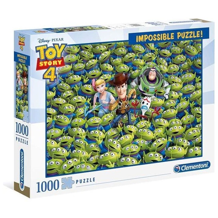Puzzle Impossible 1000p Toy Story - 69 x 50 cm - Clementoni