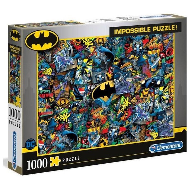 Puzzle Impossible 1000p DC comic - 39645 - 69 x 50 cm - Clementoni