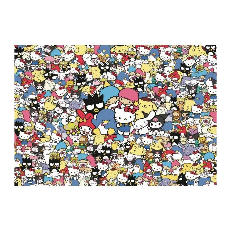 Puzzle Impossible 1000p H.Kitty - 39645 - 69 x 50 cm - Clementoni