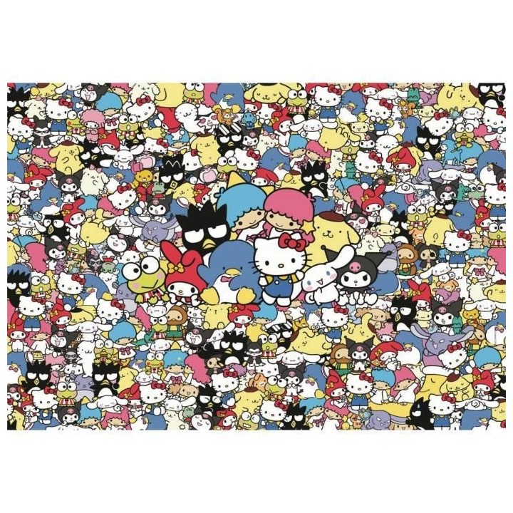 Puzzle Impossible 1000p H.Kitty - 39645 - 69 x 50 cm - Clementoni