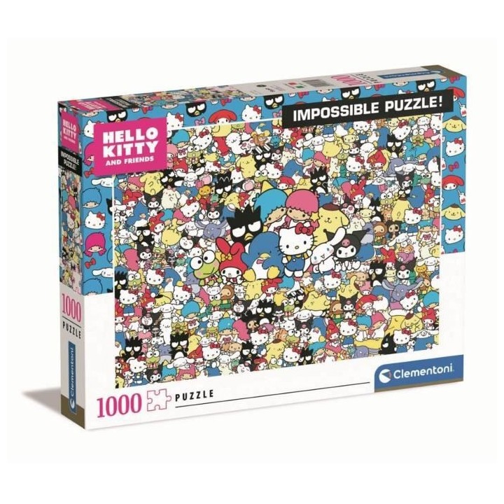 Puzzle Impossible 1000p H.Kitty - 39645 - 69 x 50 cm - Clementoni