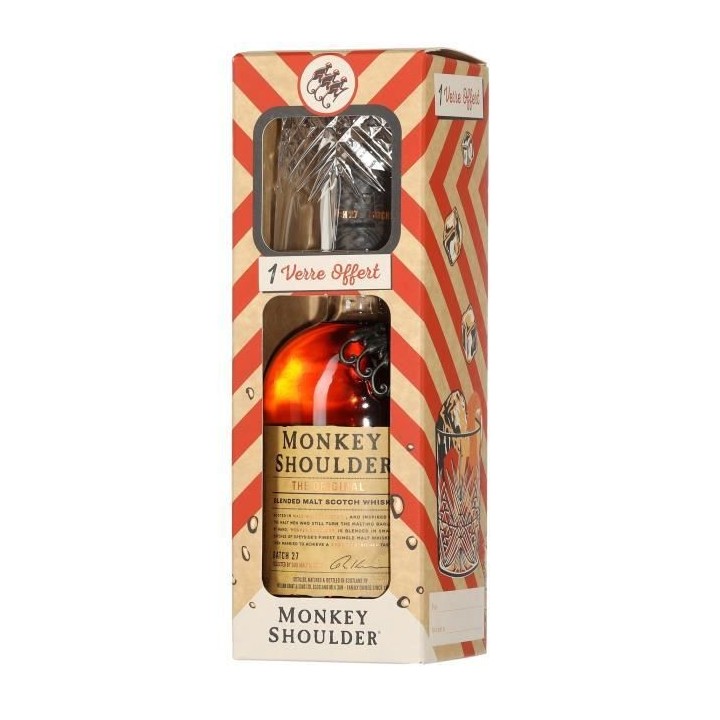 Monkey Shoulder - Blended malt whisky - Ecosse - 40,0% Vol. - 70 cl -