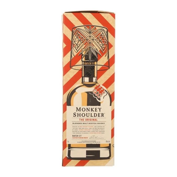 Monkey Shoulder - Blended malt whisky - Ecosse - 40,0% Vol. - 70 cl -