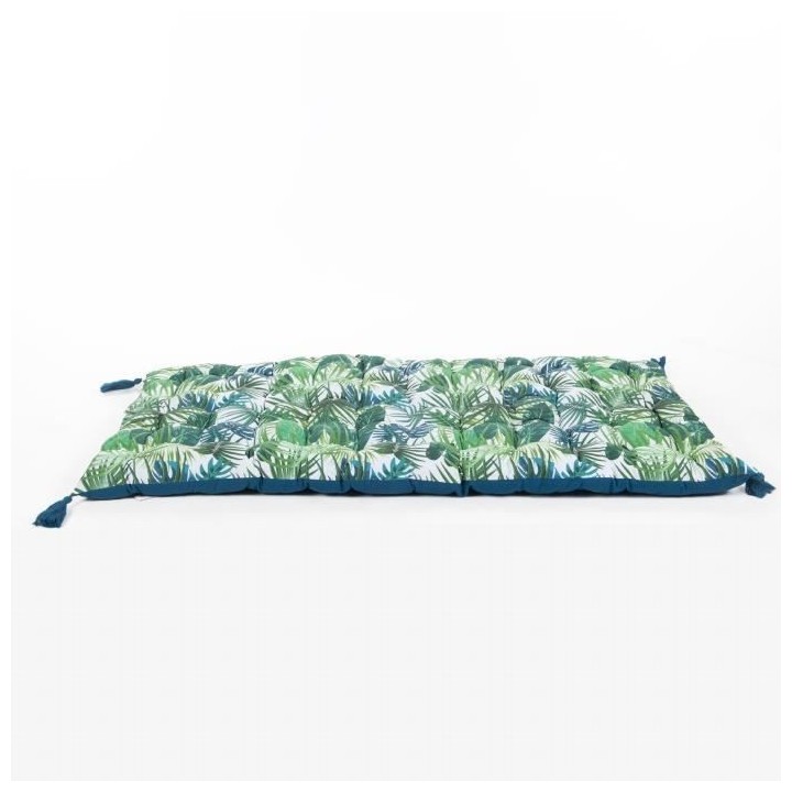 COTTON WOOD Matelas de sol souple - Coton imprimé deep jungle - 60 x