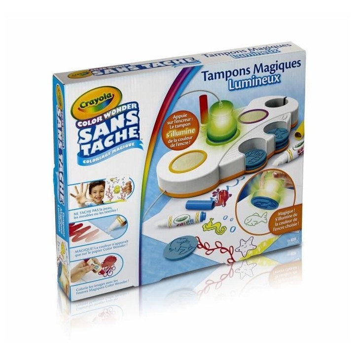 Crayola - Tampons Magiques Lumineux Color Wonder - Coloriage magique