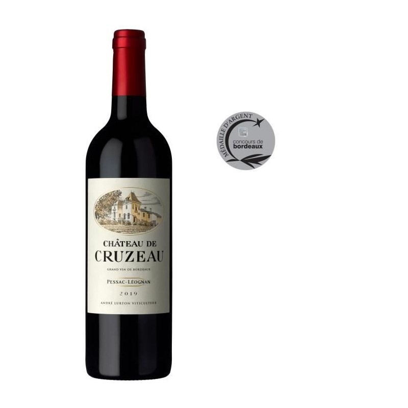 Château de Cruzeau 2019 Pessac-Léognan - Vin rouge de Bordeaux