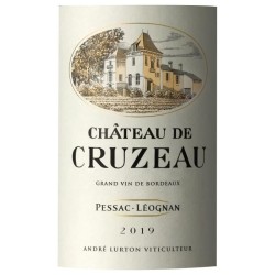 Château de Cruzeau 2019 Pessac-Léognan - Vin rouge de Bordeaux