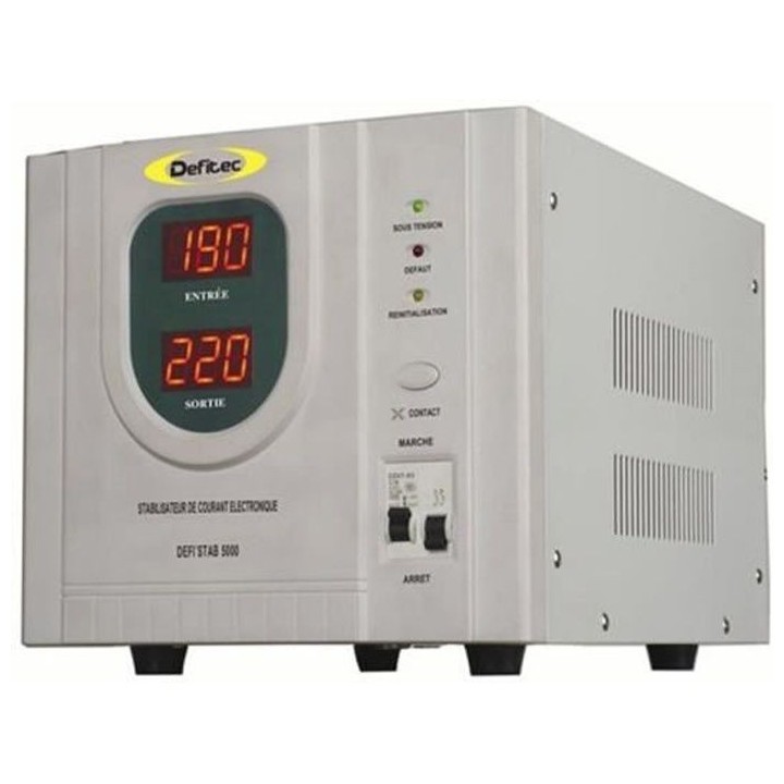 DEFITEC Stabilisateur de courant inverter pour groupe électrogene 4 t