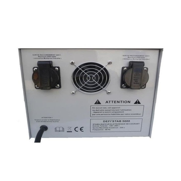 DEFITEC Stabilisateur de courant inverter pour groupe électrogene 4 t