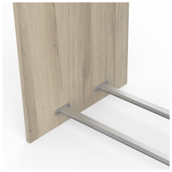 Kit dressing extensible d'angle SWING - Décor chene Kronberg et blanc