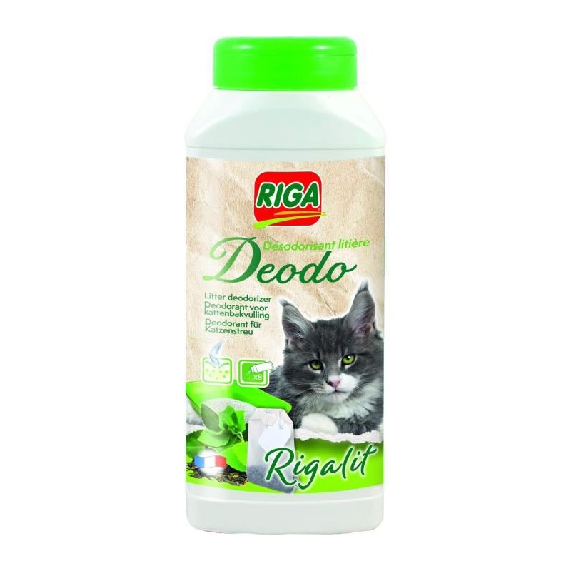 RIGA Rigalit Deodo Thé vert - Pour chat