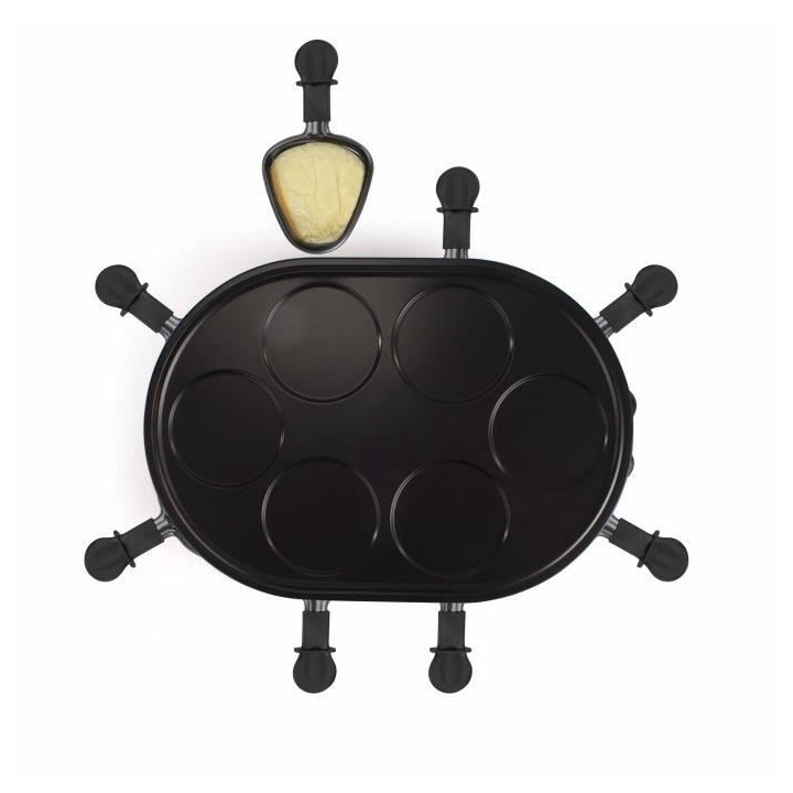 LIVOO DOC188 Appareil a raclette 8 personnes - Noir