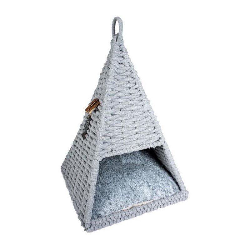 EUROPET BERNINA Tipi Oyster en corde coton Duvo+ - Gris - Pour chat