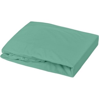 DOMIVA Drap housse Uni - Jersey - oeko-Tex - Sapin - 60 x 120 cm