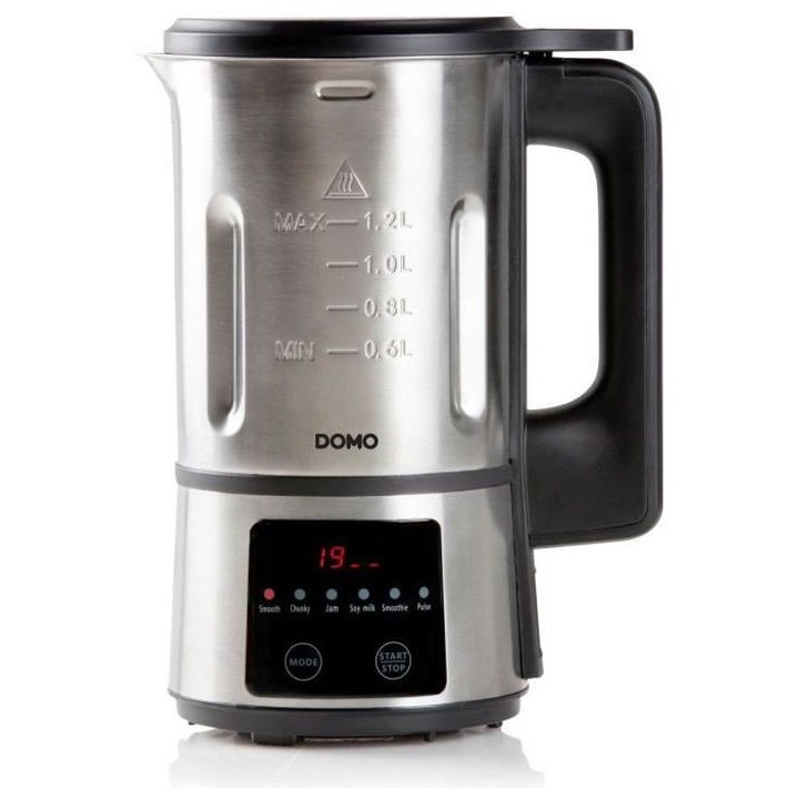 Blender chauffant DOMO - 6 programmes - Inox