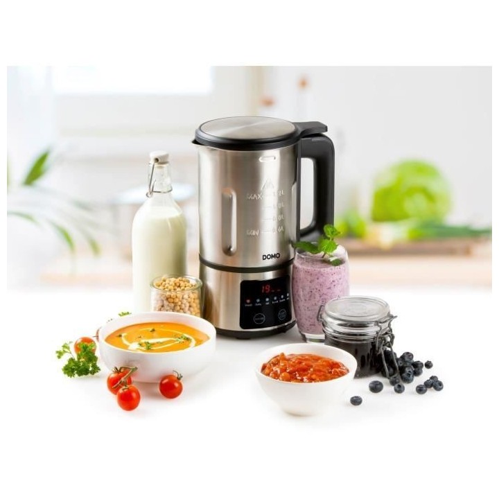 Blender chauffant DOMO - 6 programmes - Inox