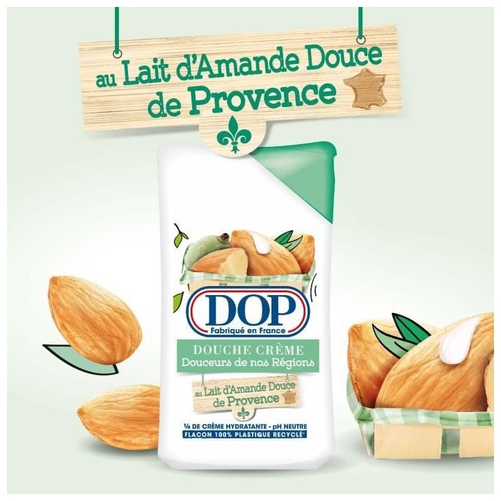 Dop Douceurs de Nos Régions Douche Creme Lait d'Amande Douce 250ml