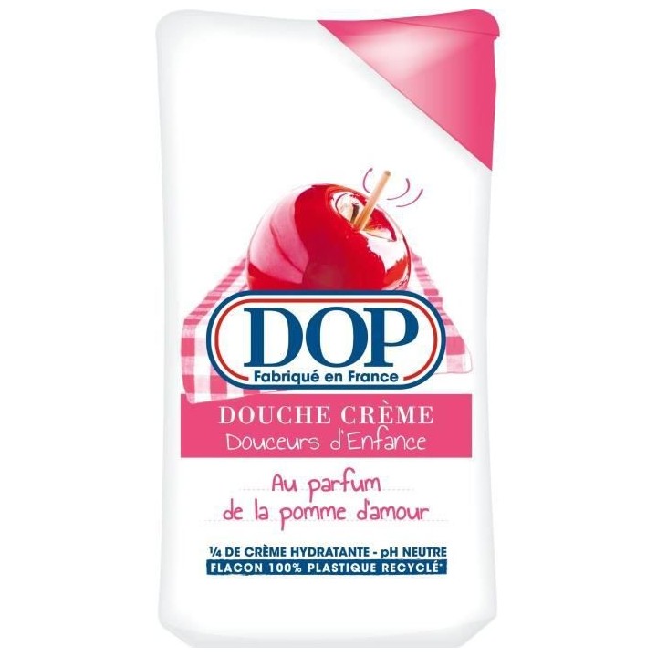 Creme de douche DOP Douceurs d'enfance - Parfum pomme d'amour - 250 ml