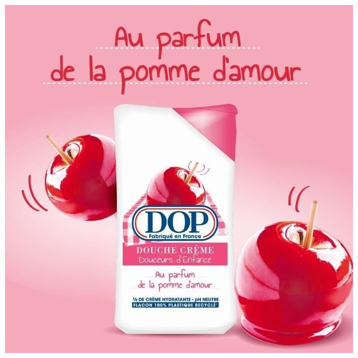 Creme de douche DOP Douceurs d'enfance - Parfum pomme d'amour - 250 ml