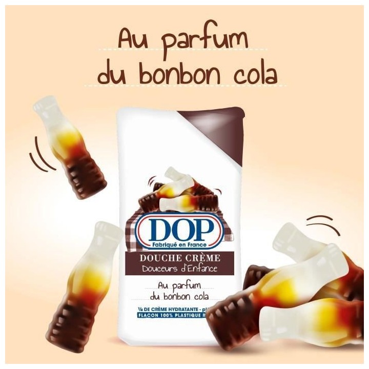 Creme de douche DOP Douceurs d'enfance - Parfum bonbon cola - 250 ml