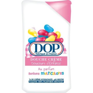 DOP Douceurs d'Enfance Gel douche creme au parfum bonbons multicolores