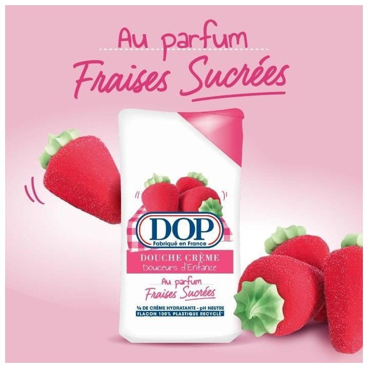 Dop Douceurs d'Enfance Douche Creme Fraises Sucrées 250ml