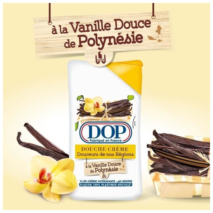 DOP Douche creme parfum vanille 250ml
