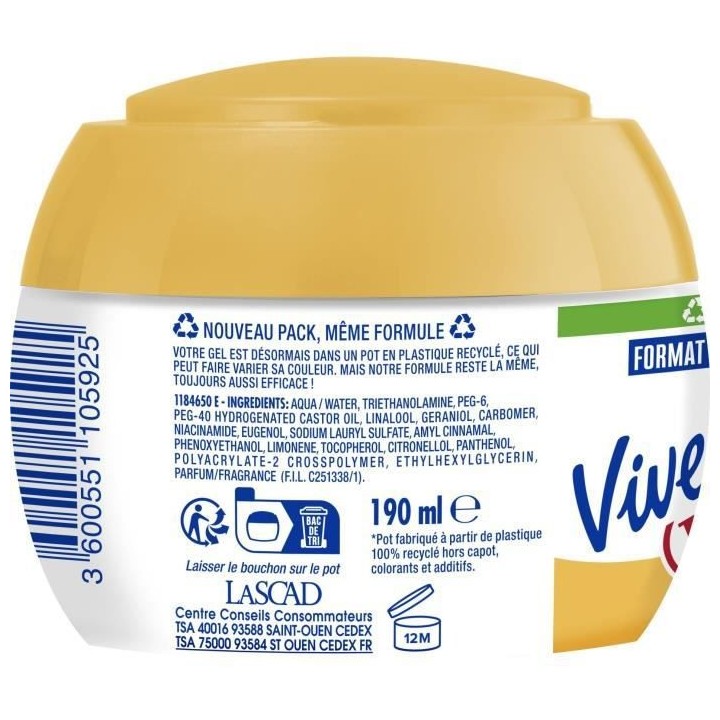 Gel Coiffant - DOP Vivelle DOP - Vitamines - Fixation Forte Force 6 -