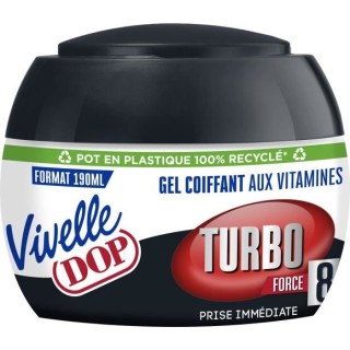 Gel Coiffant - DOP Vivelle DOP - Vitamines - Fixation Turbo Force 8 -
