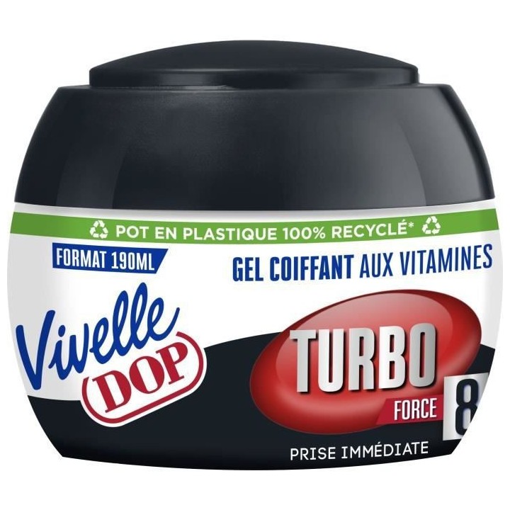 Gel Coiffant - DOP Vivelle DOP - Vitamines - Fixation Turbo Force 8 -