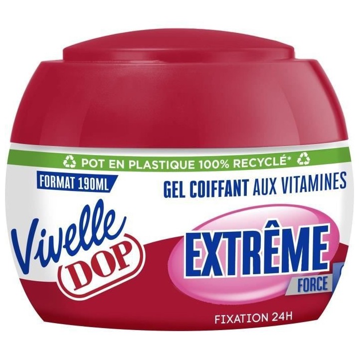 VIVELLE DOP Gel Coiffant Fixation Extreme Force 8 - 190 ml