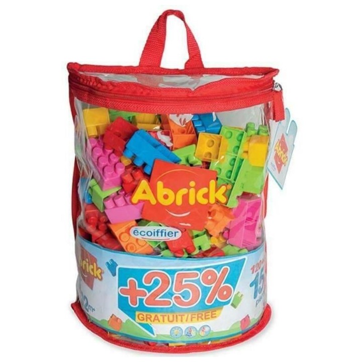 ECOIFFIER - Collection Abrick - Jeu de contruction - Des 18 mois - Sac