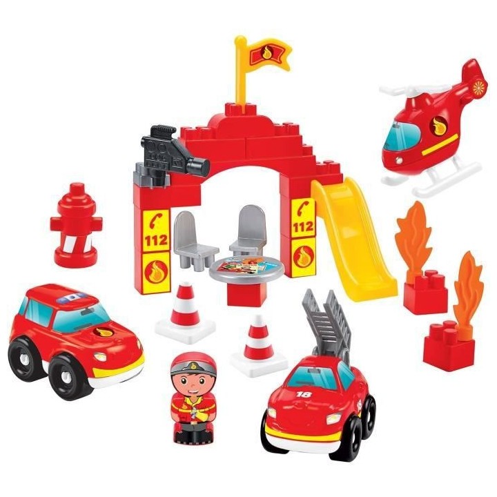 Écoiffier Baril Pompier Abrick, Jeu de Construction pour Enfant 18+ M