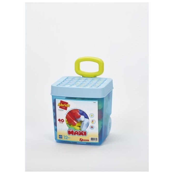 ECOIFFIER Rolly Briques - 40 pieces - Collection Les Maxi - Des 18 moi