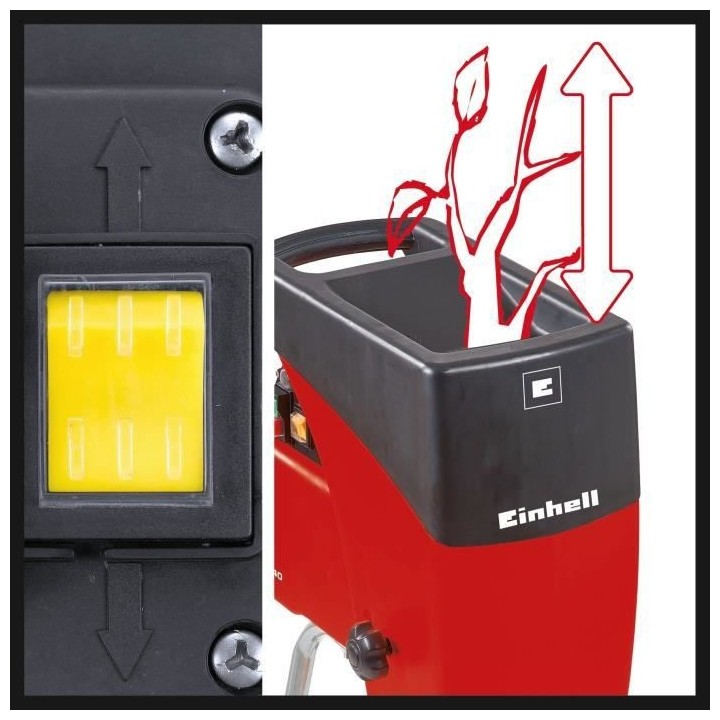 EINHELL - Broyeur de végétaux électrique silencieux GC-RS 2540