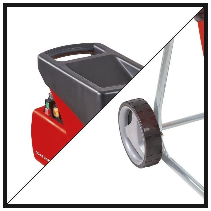 EINHELL - Broyeur de végétaux électrique silencieux GC-RS 2540