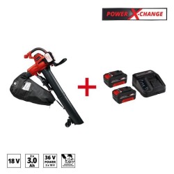 Aspirateur Souffleur GE-LC 36/35 Li + Starter Kit 2x3,0Ah - Power X-Change