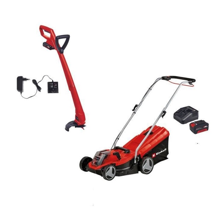 Pack Tondeuse a gazon GE-CM 18/33 (1x4,0AH) + Coupe Bordure CI-CT 18/2