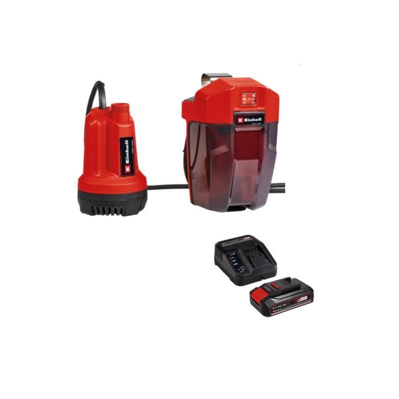 Pompe Evacuation eau claire GE-SP 18 Li + Starter Kit 2,5Ah - Power X-Change