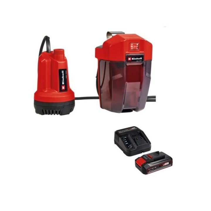 Pompe Evacuation eau claire GE-SP 18 Li + Starter Kit 2,5Ah - Power X-